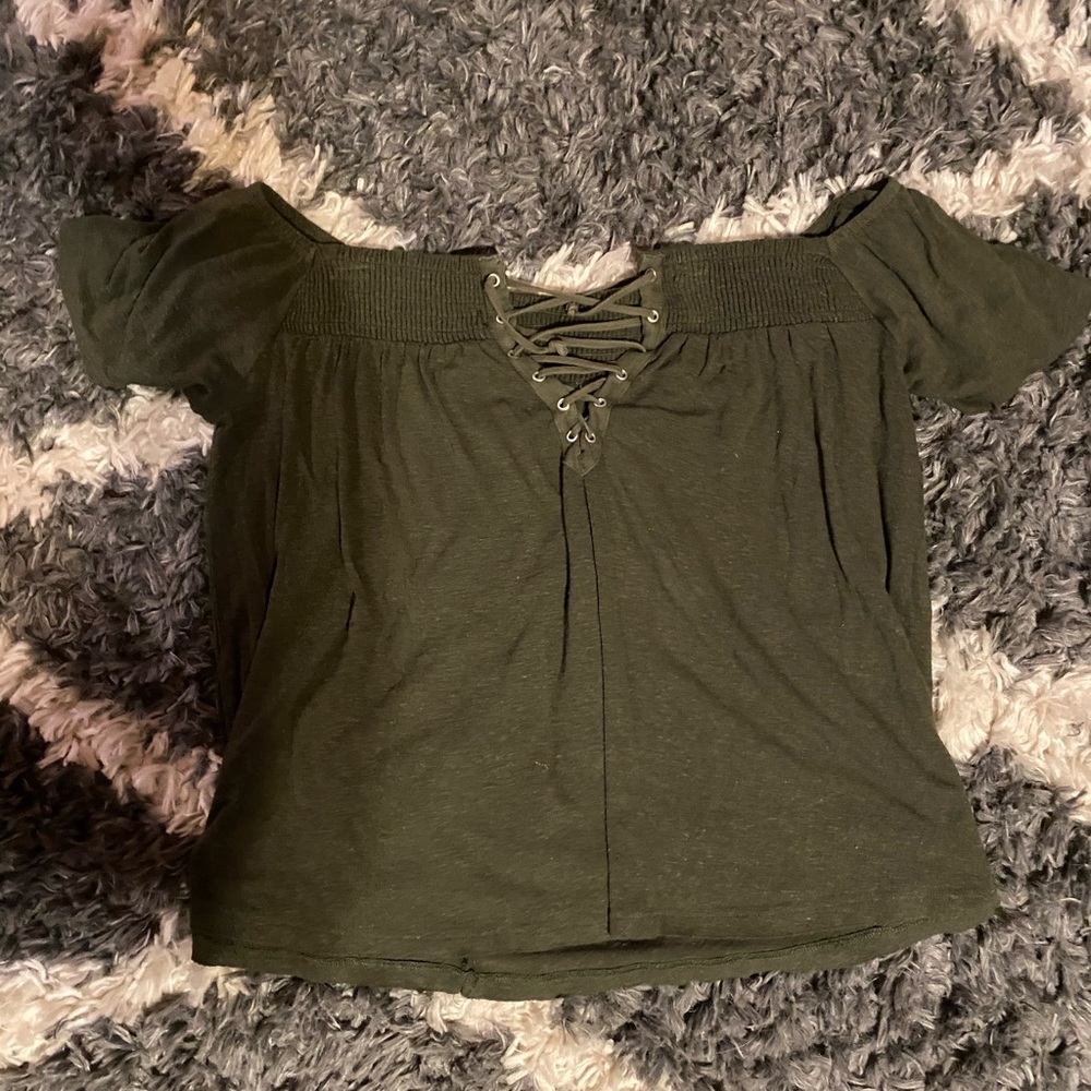 Olive Green Blouse